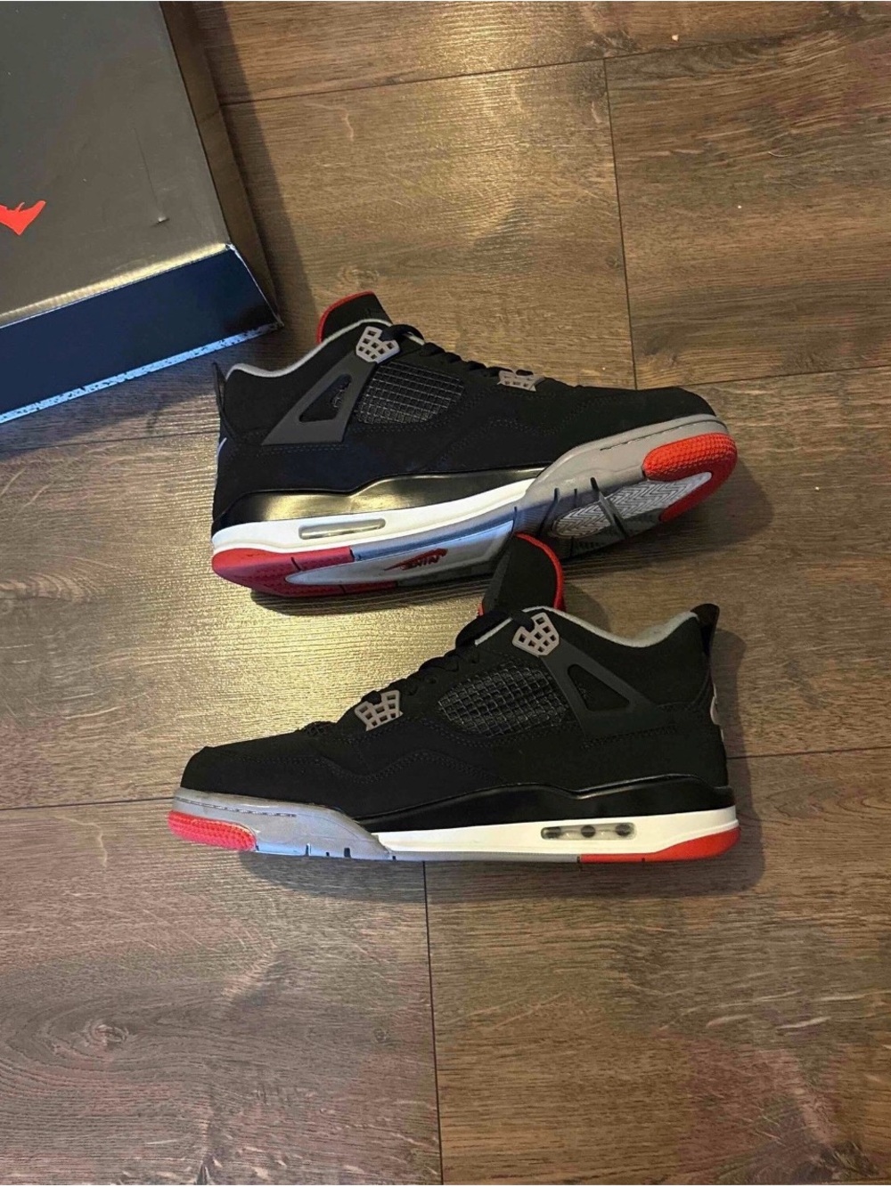 Nike Black and Red Men's Basketball Sneakers